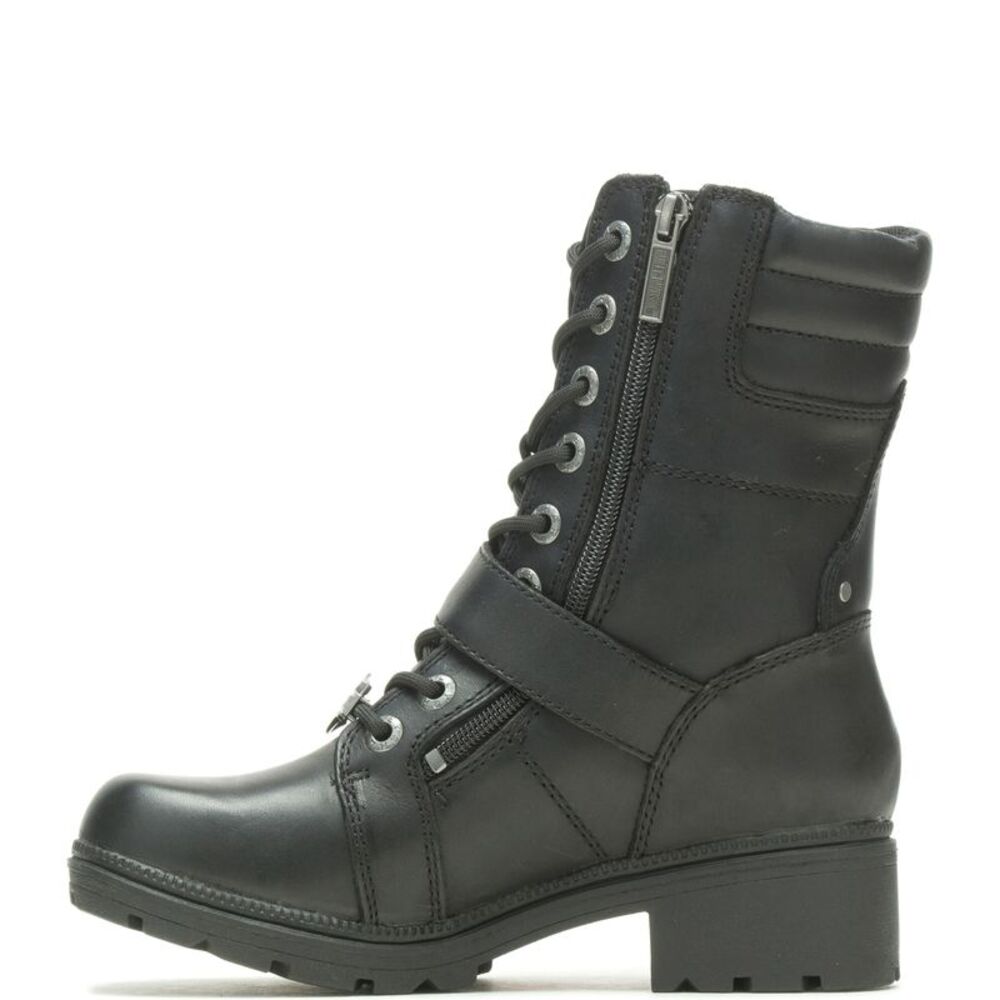 Harley-Davidson Womens Talley Ridge 7.75" Lace Black Boots (NWT) - Picture 5 of 7
